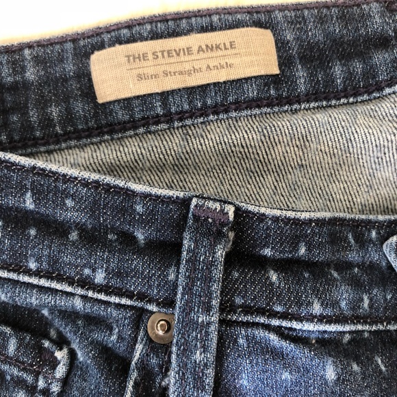 Ag Adriano Goldschmied The Stevie Ankle Dot Jeans - Picture 5 of 7